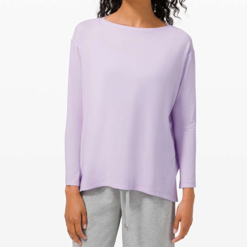 NWT Lululemon Back In Action Long Sleeve